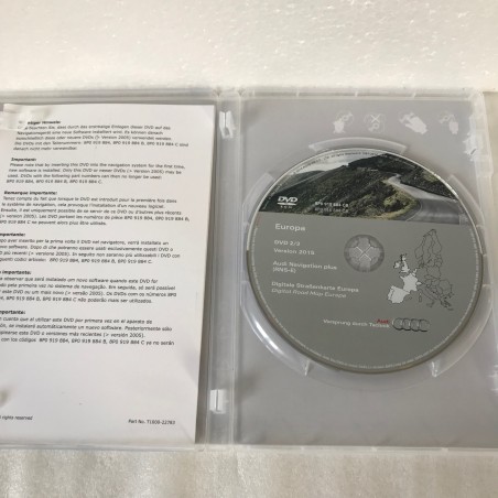 RNS-E DVD Audi Navigation Plus 8P0919884CB 2/3 2015 France & Europe 8P0 919 884 CB