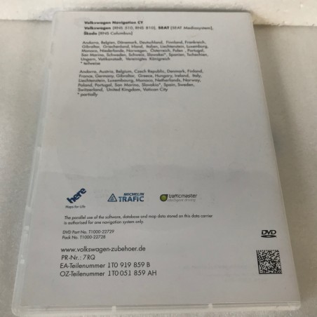 DVD EUROPE V12 - 1T0 919 859 B   1T0 051 859 AM