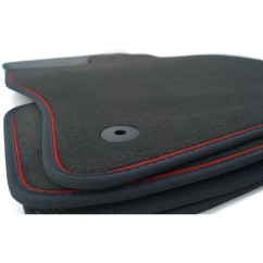 Tapis Golf 5 (1K) (2003 - 2008) NOIR liseré ROUGE GTI