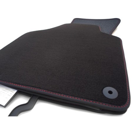 Tapis Audi A3 S3 RS3 8P (2004 - 2012) Anthracite avec liseré Rouge
