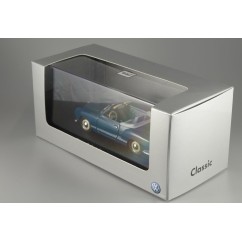 Miniature VOLKSWAGEN Cabriolet VW KARMANN GHIA 1955 d'origine VW Bleu mer 1/43ème Par MINICHAMPS