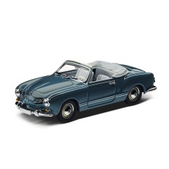 VW KARMANN GHIA 1955 Miniature VOLKSWAGEN Cabriolet d'origine VW Bleu mer 1/43ème Par MINICHAMPS