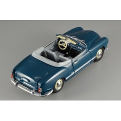 VW KARMANN GHIA 1955 Miniature VOLKSWAGEN Cabriolet d'origine VW Bleu mer 1/43ème Par MINICHAMPS