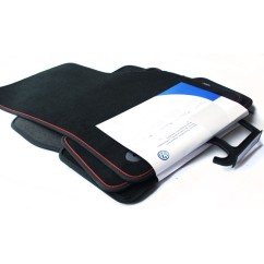 5G1061270AHY  Tapis Golf 7 GTI Avec Inscription GTI Noir & Rouge PREMIUM