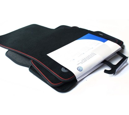 5G1061270AHY  Tapis Golf 7 GTI Avec Inscription GTI Noir & Rouge PREMIUM