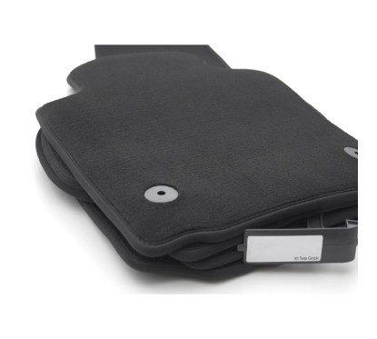 Tapis Seat Ibiza 5 (6F / KJ) à partir de 2017 Velours NOIR