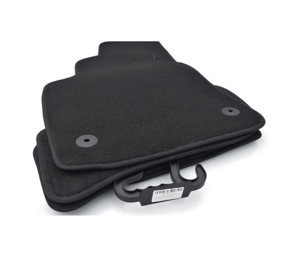 Tapis SEAT Leon II (1P) 5 Portes (2008 - 2012) velours NOIR