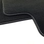 Tapis Audi A3 S3 RS3 8V Sportback (2013 - 2019) d'origine Audi, Noir & Liseré blanc Tapis Audi A3 S3 RS3 8V Sportback (2013 - 2019) d'origine Audi, Noir & Liseré blanc
