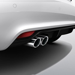 Embouts échappement Audi A3 A4 A1 TT CHROME d'origine OEM Audi 8P0071761