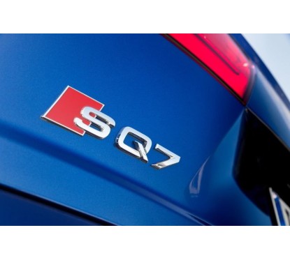 Lettrage Audi SQ7 d'origine Audi, Chrome 4M0853735 2ZZ  /  4L0853735 2ZZ