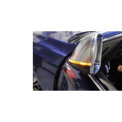 Coques rétroviseurs Audi Q5 8R SQ5 / Audi Q7 SQ7 4L CHROME Matt (SANS LANE ASSIST!)