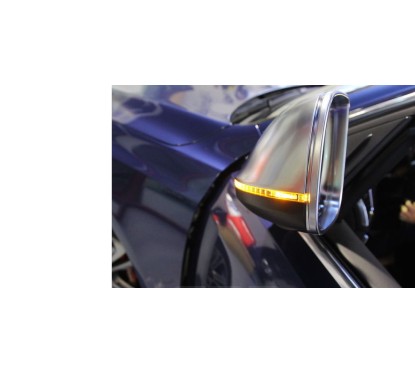 Coques rétroviseurs Audi Q5 8R SQ5 / Audi Q7 SQ7 4L CHROME Matt (SANS LANE ASSIST!)