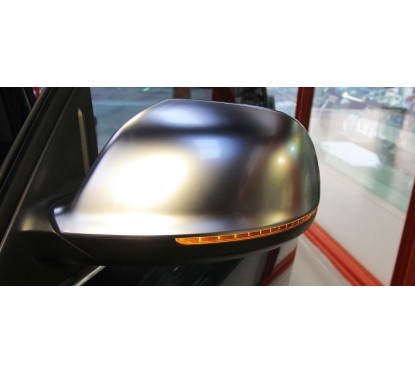 Coques rétroviseurs Audi Q5 8R SQ5 / Audi Q7 SQ7 4L CHROME Matt (SANS LANE ASSIST!)