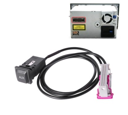 Cable AUDI AUX 32-pin Connecteur RNS-E AUDI A3 / A4 / A6 / A8/ TT / R8 /  LAMBORGHINI