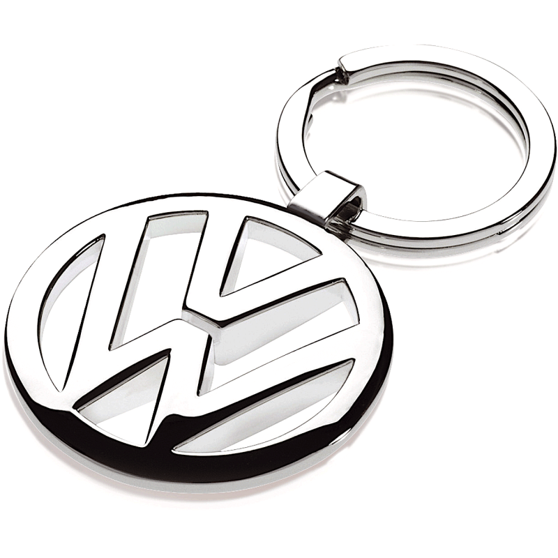 Porte clés d'origine Logo VW Logo emblème argenté