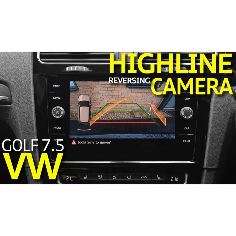 Rear View Camera Golf 7 Golf 7.5 Facelift HIGHLINE Original (Complet set) RVC Highline OEM 5G0827469R - 5G0 827 469 R