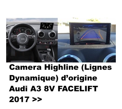 RVC Camera Audi A3 8V Facelift - Highline Dynamique Guidance Camera, OEM Audi 8V0827566B - 8V0 827 566 B