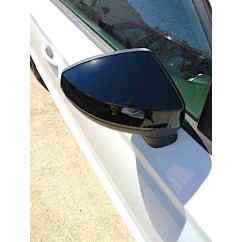 Coques rétroviseurs Audi A3 (8V) à partir de 2013, Noir Brillant
