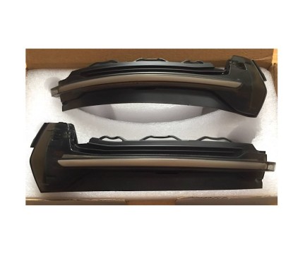 Clignotants rétroviseurs Audi A3 (8V) LED Dynamique Noir Mate fumée