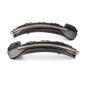 Clignotants rétroviseurs Audi A3 (8V) LED Dynamique Noir Mate fumée