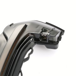 Clignotants rétroviseurs Audi A3 (8V) LED Dynamique Noir Mate fumée