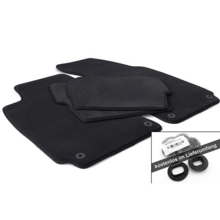 Tapis Passat (B5) 3BG  1997 - 2005  Noir d'origine Volkswagen