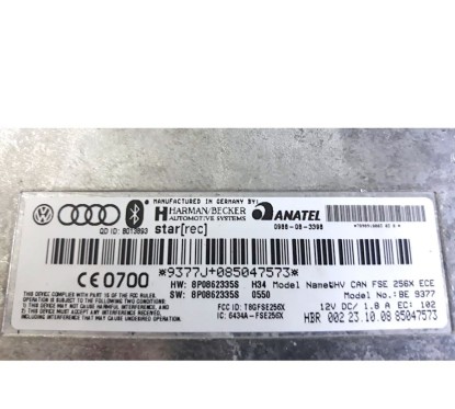 8P0862335S / 8P0 862 335 S - Module Bluetooth d’origine Audi OEM