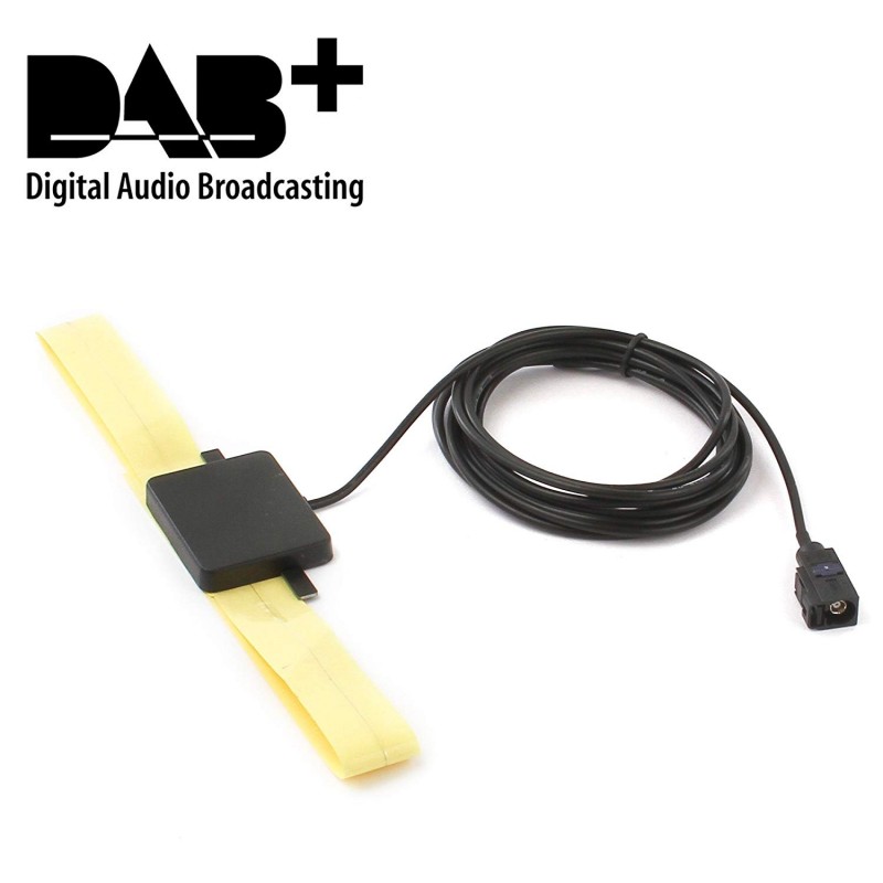 DAB GPS FM antenne pour Skoda à partir de 2004 cm Shark FAKRA 5 m Câble Actif