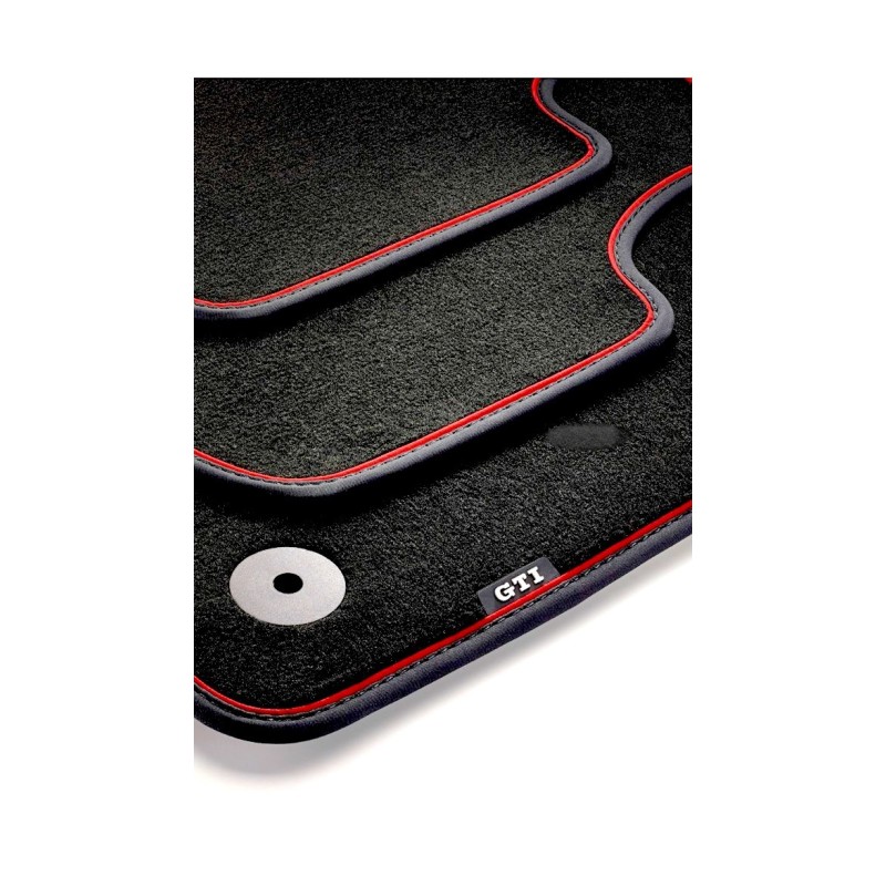 5G1061270AHY  Tapis Golf 7 GTI Avec Inscription GTI Noir & Rouge PREMIUM
