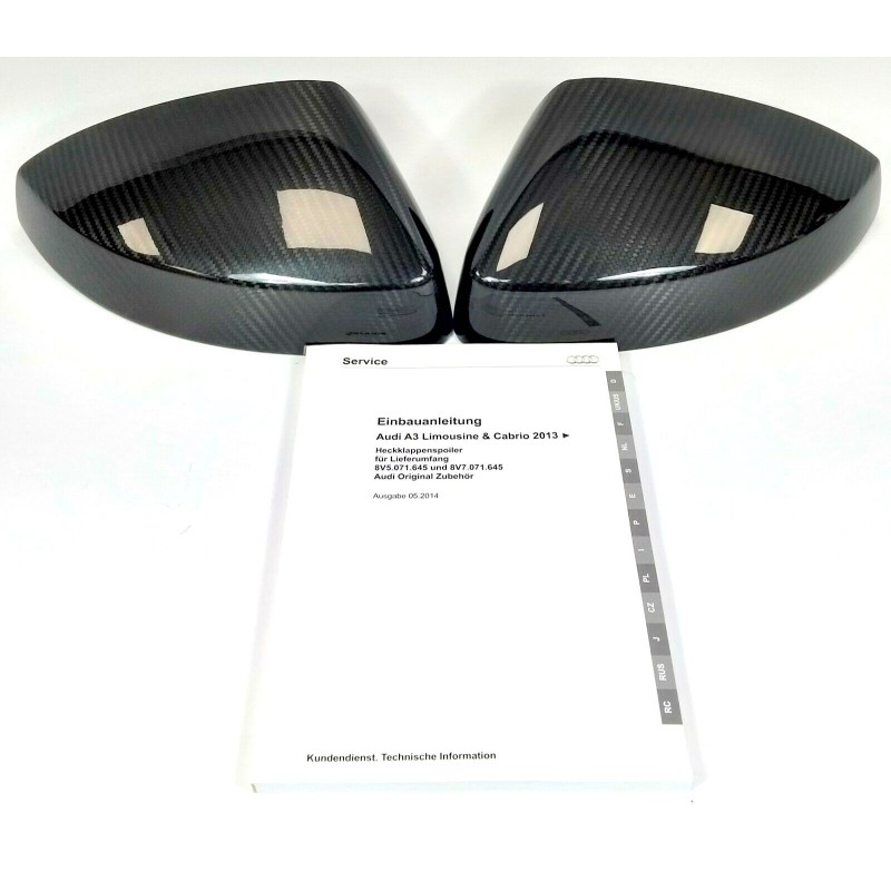 8V0072530B 3Q0 Audi A3 S3 RS3 (8V) Carbone d'origine OEM Audi