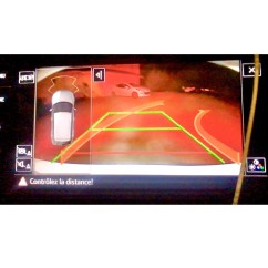 Camera de recul Touran 5T à partir de 2015 (Lignes de Guidage Dynamic Highline)