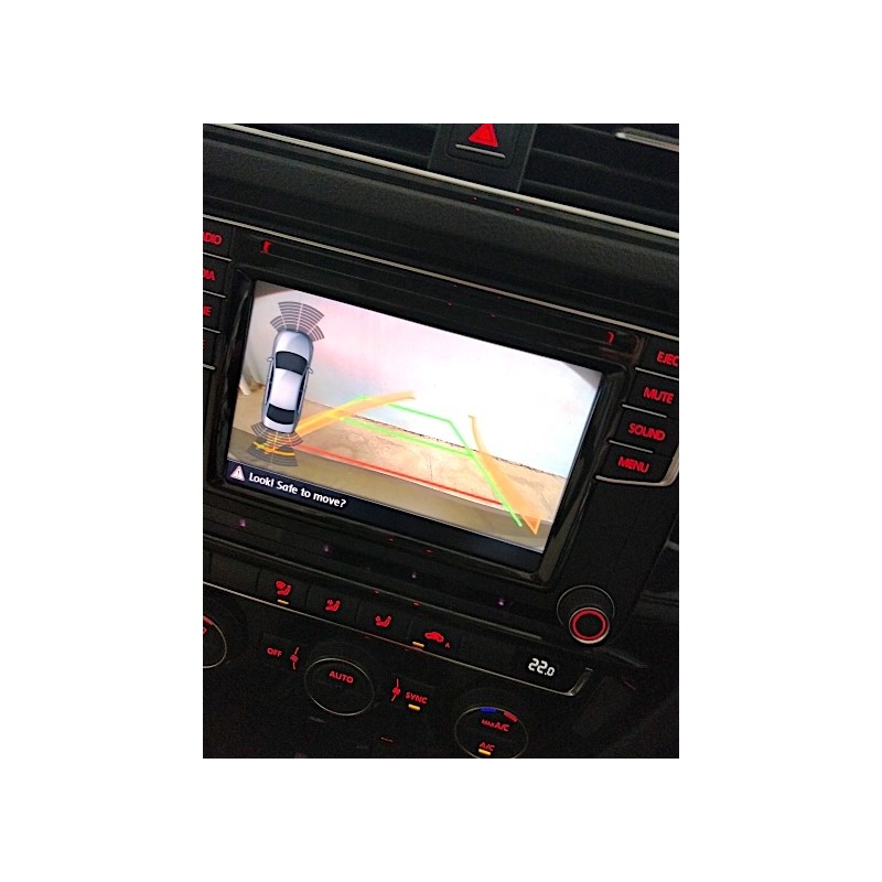 Camera de recul Touran 5T à partir de 2015 (Lignes de Guidage Dynamic Highline)