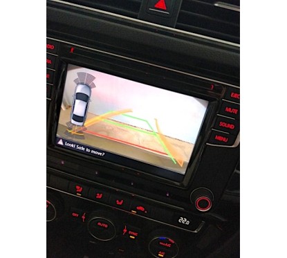 Camera de recul Touran 5T à partir de 2015 (Lignes de Guidage Dynamic Highline)