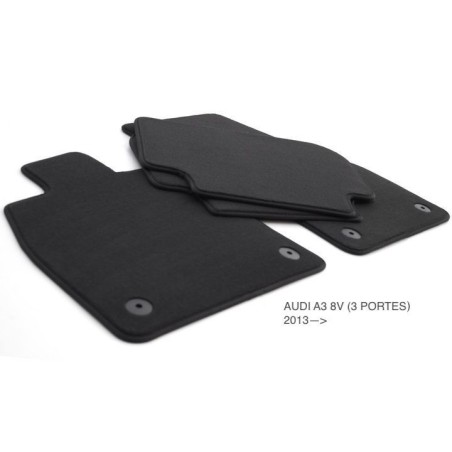 Tapis Audi A3 S3 RS3 8V (3 Portes) Gris Anthracite