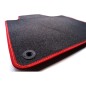 Tapis Audi A4 B8 (8K) (2008 - 2015) Anthracite & Contour Rouge Tapis Audi A4 B8 (8K) (2008 - 2015) Anthracite & Contour Rouge
