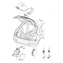 SUPPORT MODULE CAMERA AUDI Q3 8U 8U0907441