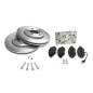 Kit freins d'origine Audi A4 B8 (8K) / Audi A5 8T  Essieu avant 1LA  (Disques de frein + Plaquettes de frein) 8K0098301G