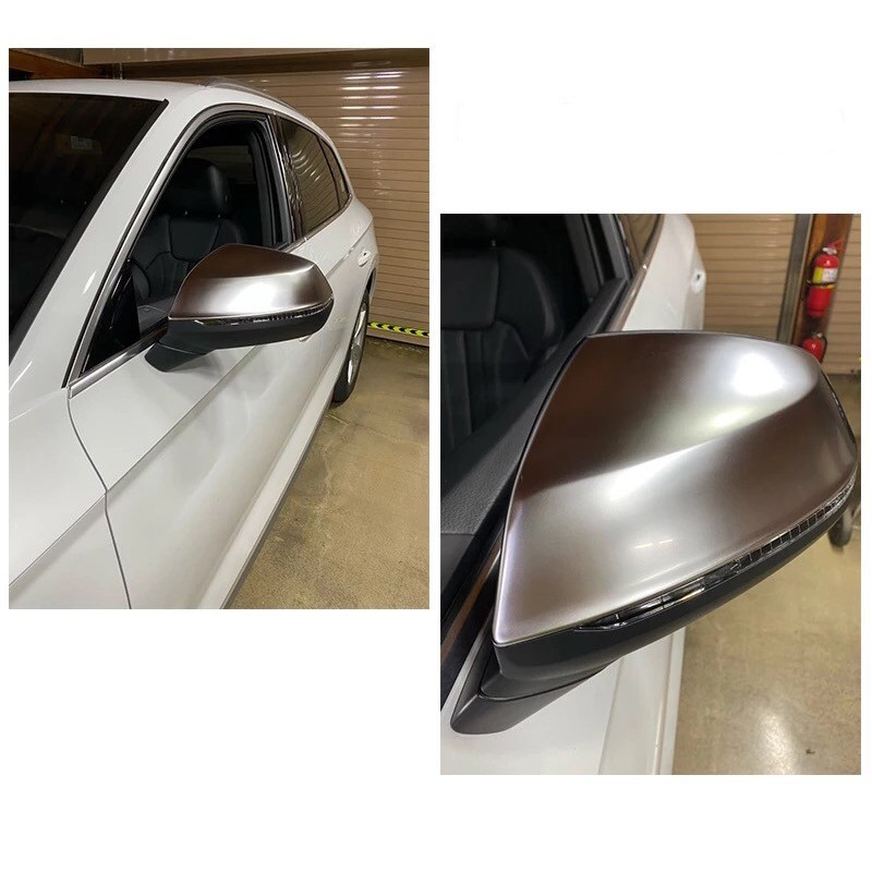 Coques rétroviseurs Audi Q5 FY SQ5 FY 2018 / Audi Q7 SQ7 4M CHROME Matt AVEC LANE ASSIST