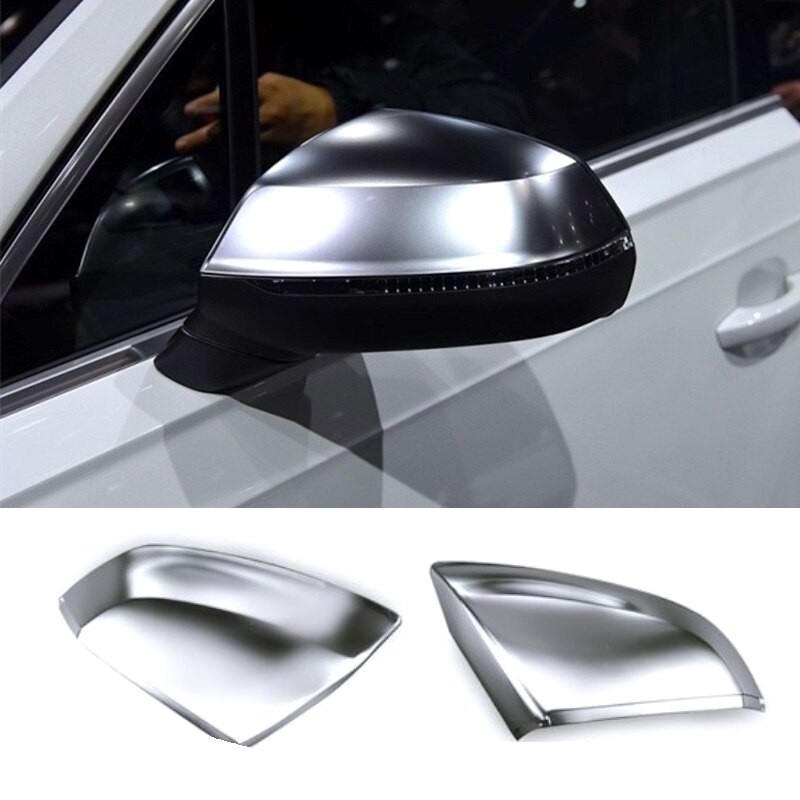 Coques rétroviseurs Audi Q5 FY SQ5 FY 2018 / Audi Q7 SQ7 4M CHROME Matt SANS LANE ASSIST