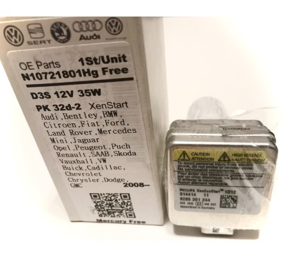 Lampe Xénon D3S d'origine OEM N 10721805