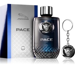 Coffret Parfum Jaguar Pace avec Port clé Jaguar
