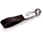 Porte clés Volkswagen Logo Chrome & Cuir Noir 000087011E