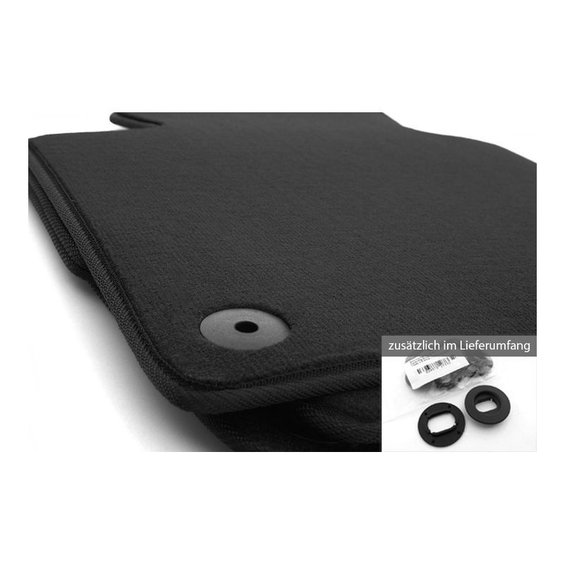 Tapis SKODA Octavia II (1Z) (2004 - 2013 ) velours NOIR Tapis SKODA Octavia II (1Z) (2004 - 2013 ) velours NOIR
