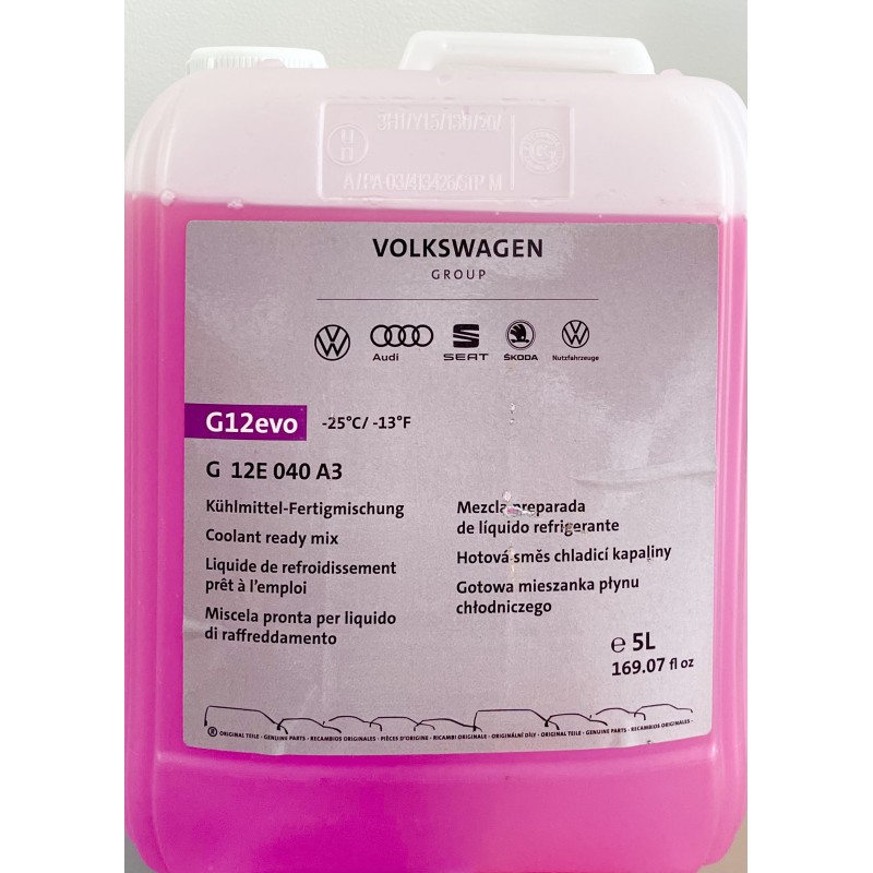 Liquide de refroidissement G12E VW AUDI SEAT SKODA G 12E 040 A3
