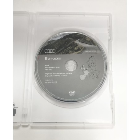 RNS-E DVD Audi Navigation Plus 8P0919884DJ 1/3 2020/2021 France & Europe + UK