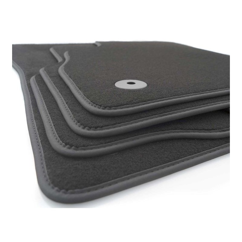 Tapis Skoda Kodiaq NS, à partir de 2017 Velours NOIR Tapis Skoda Kodiaq NS, à partir de 2017 Velours NOIR