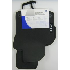 Tapis GOLF 6 Noir avec inscription (GOLF) D'origine VW OEM 1K1061270PB WGK / 1K1061270PBWGK