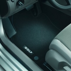 Tapis GOLF 6 Noir avec inscription (GOLF) D'origine VW OEM 1K1061270PB WGK / 1K1061270PBWGK