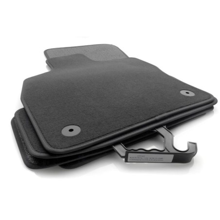 Tapis SKODA Superb 3 (3V) (2015 - 2018) Velours NOIR