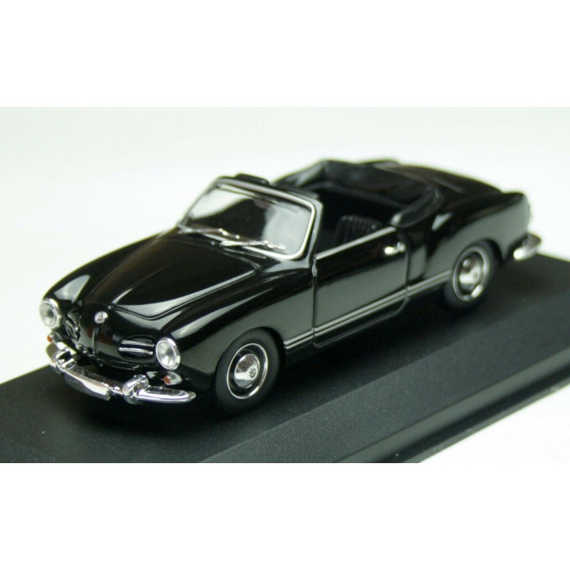 VW KARMANN GHIA 1955 Miniature VOLKSWAGEN Cabriolet d'origine VW Noir 1/43ème Par MINICHAMPS VW KARMANN GHIA 1955 Miniature VOLKSWAGEN Cabriolet d'origine VW Noir 1/43ème Par MINICHAMPS